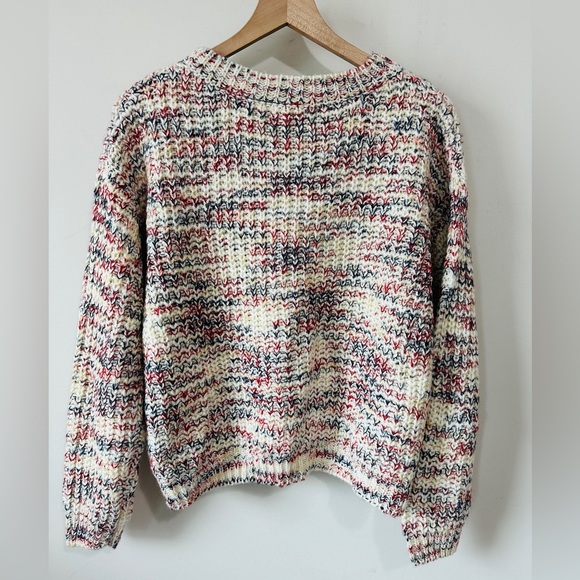 La Failia Multicolor Oversized Knit Wool Blend Sweater Size XS/ S - Picture 5 of 8